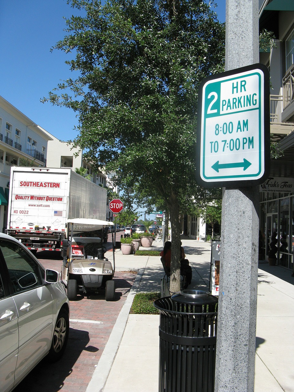 orlando florida parking sign trucks free photo