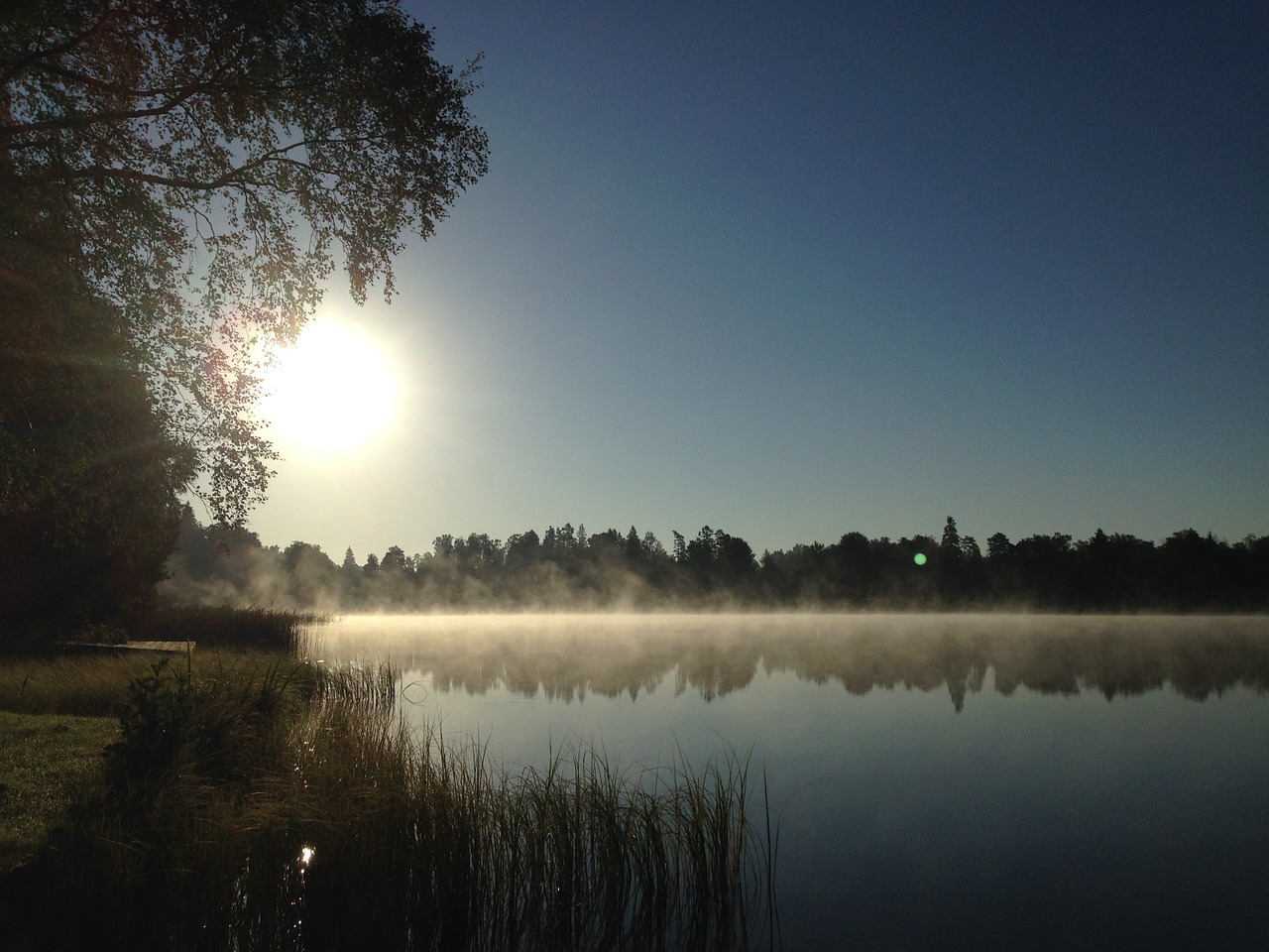 ormaryd water sunrise free photo