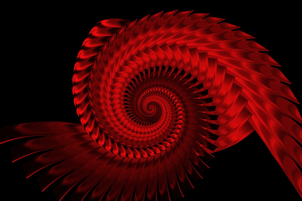 ornament spiral art free photo