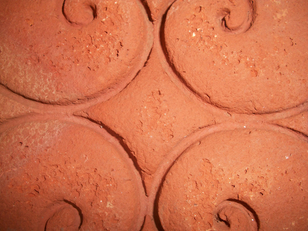 ornament brick orange free photo