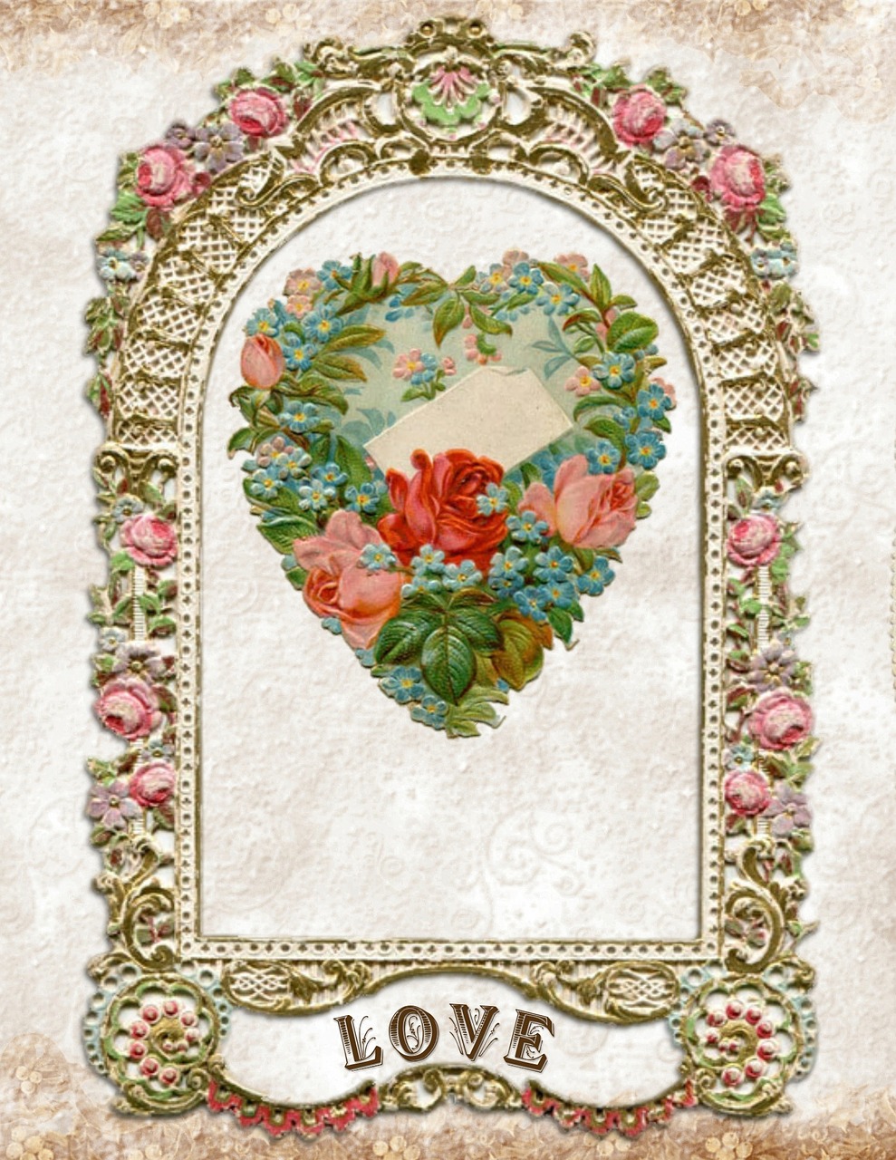 ornate vintage frame free photo