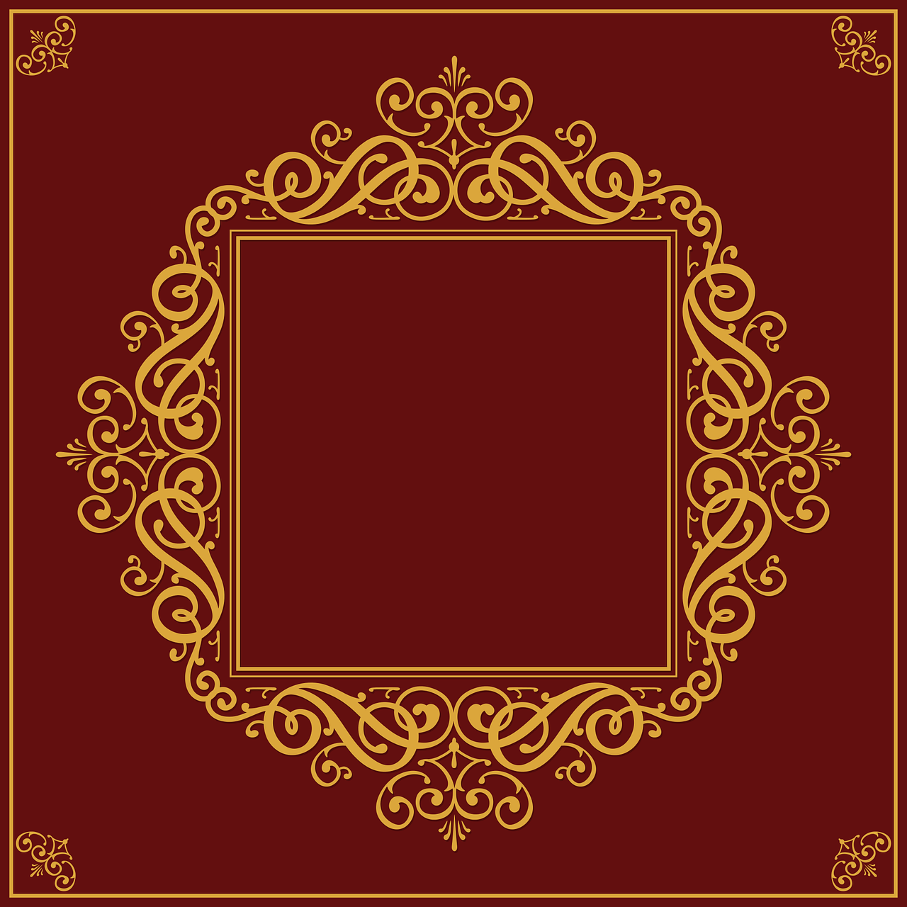 ornate picture frame decoration free photo