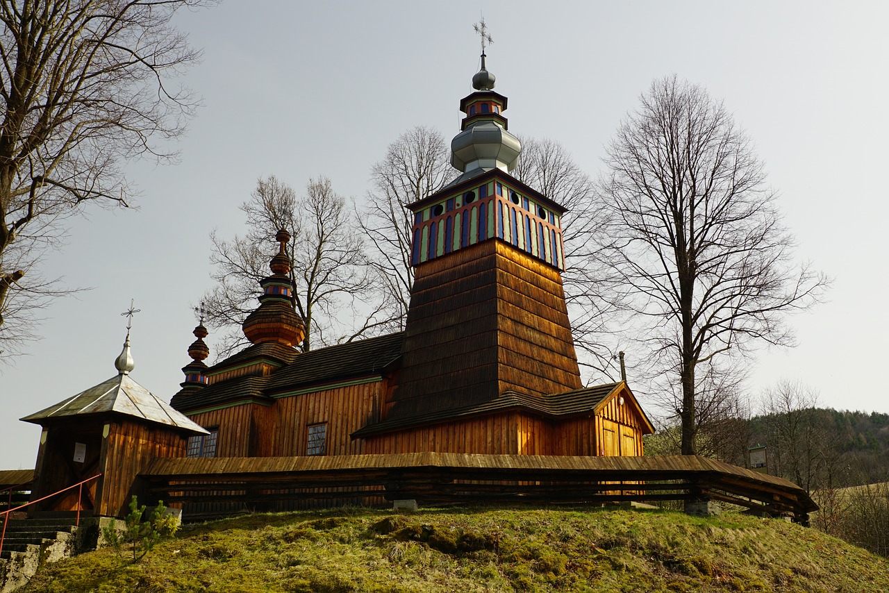 orthodox church  beskid niski  poland free photo