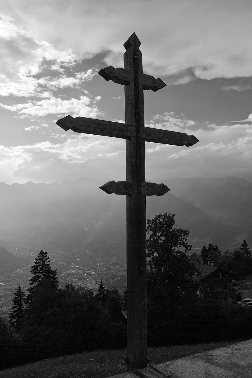 orthodox cross wooden christian free photo