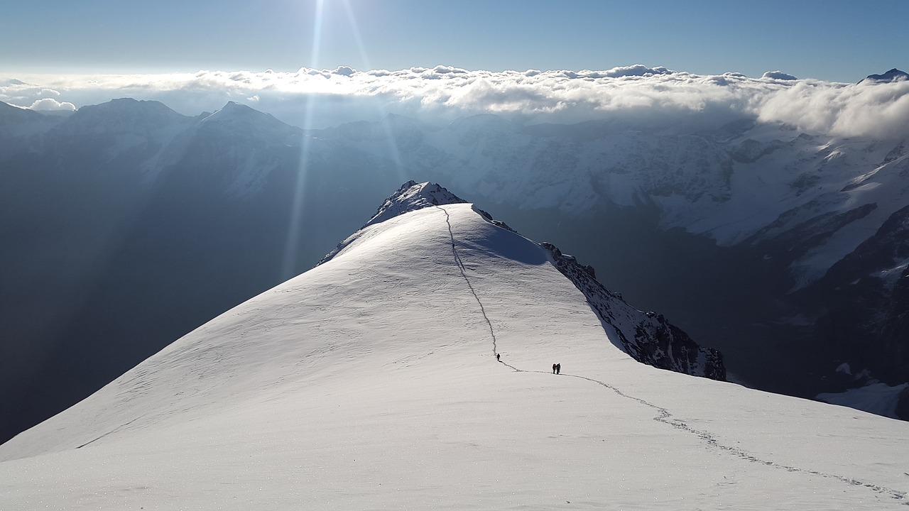 ortler high-altitude mountain tour hintergrat free photo