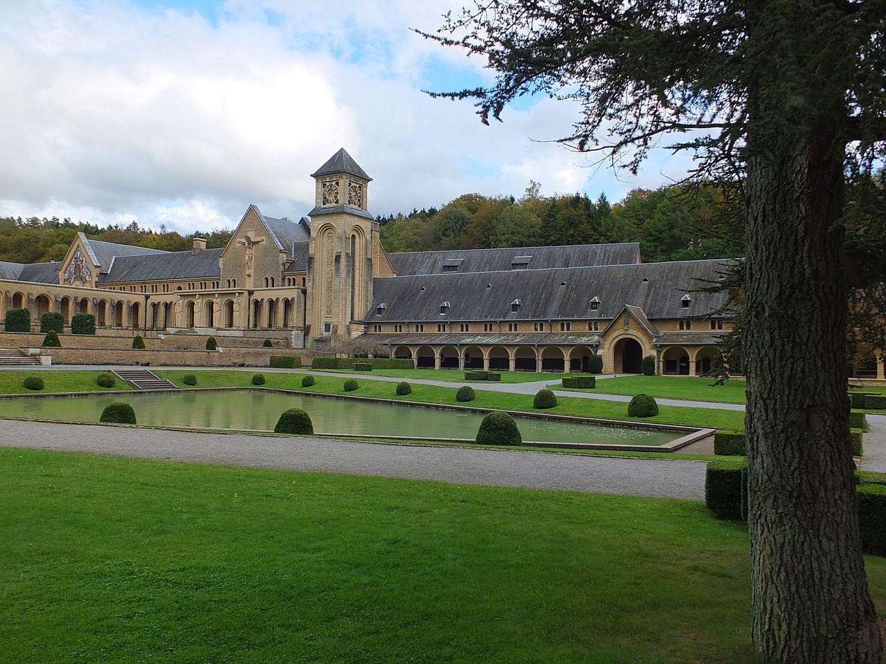 orval abbey belgium free photo