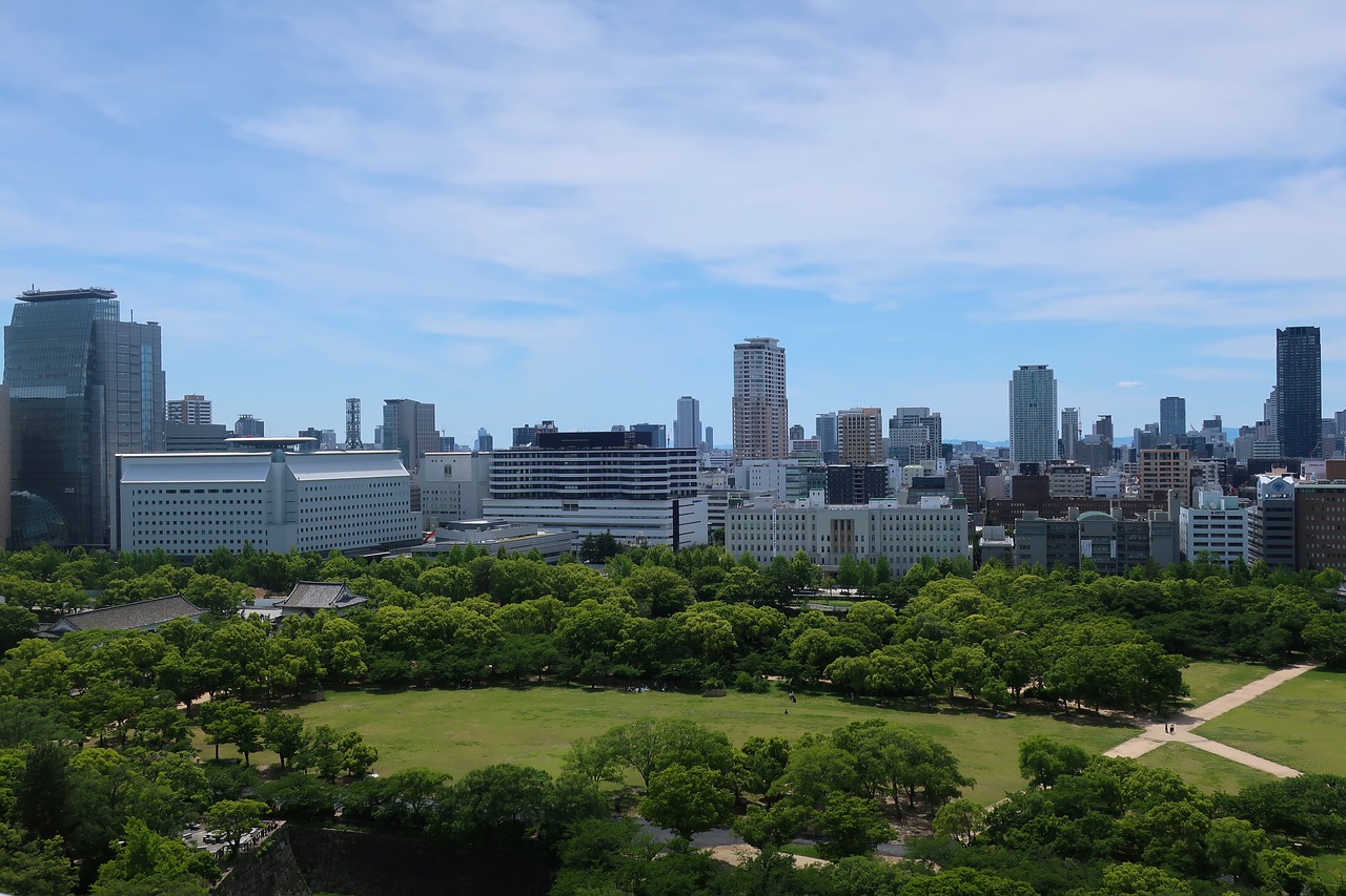 osaka  city  park free photo