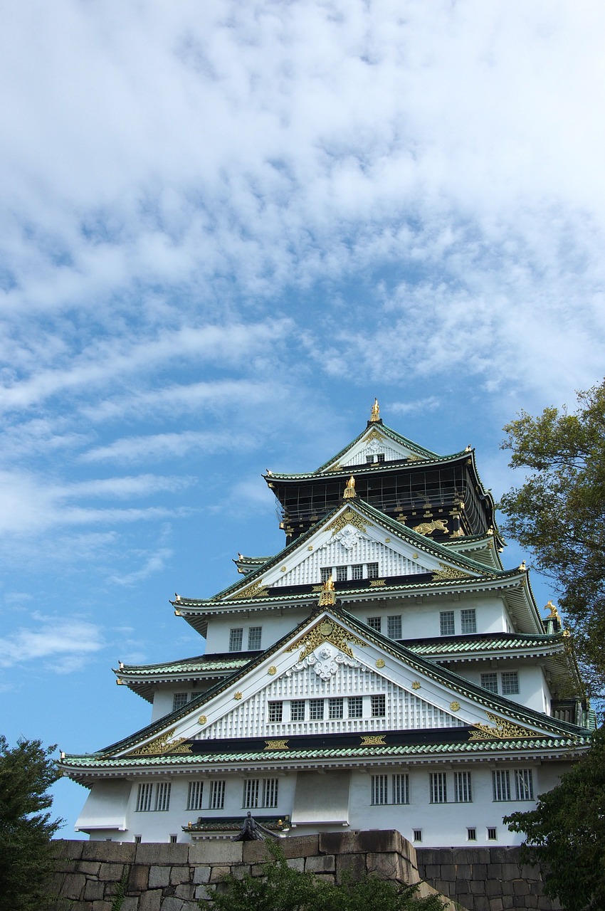 osaka castle japanese free photo