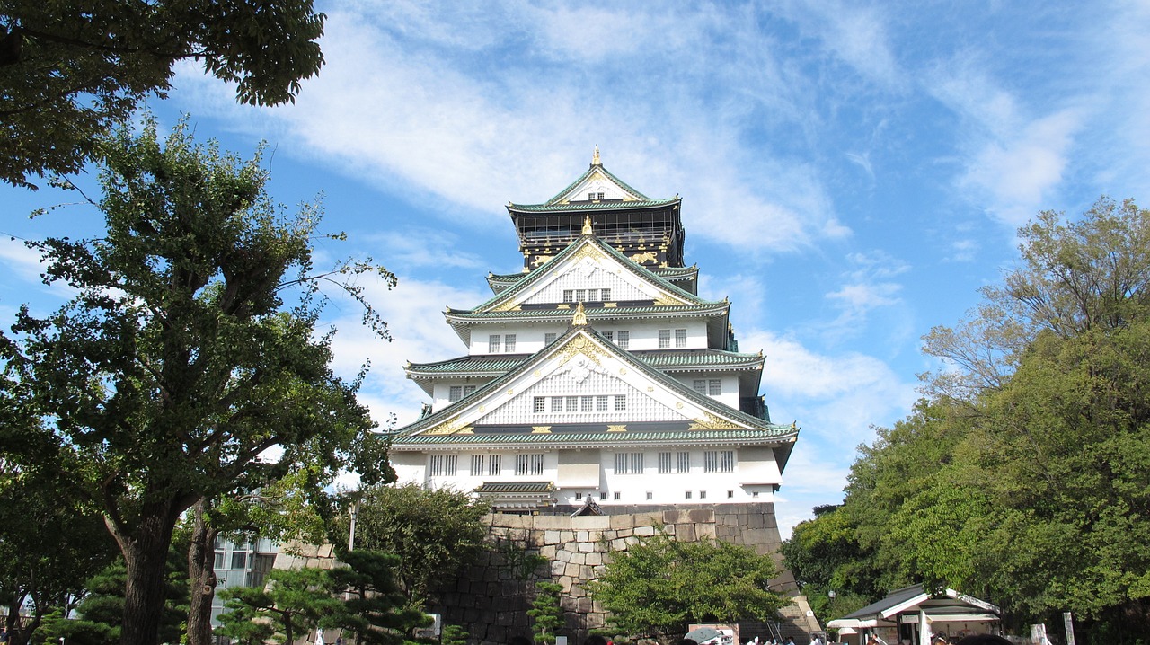 osaka osaka castle japan free photo