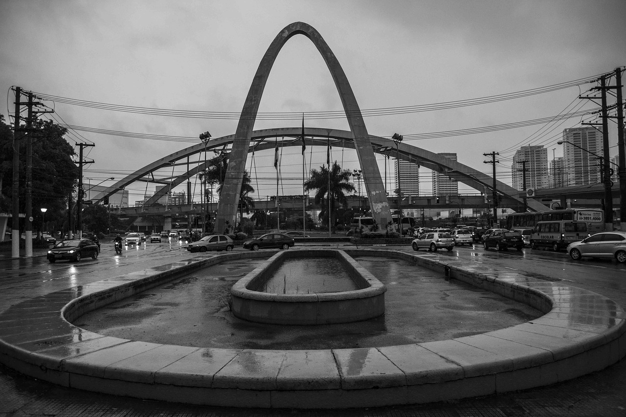 osasco the city of osasco the metal bridge free photo