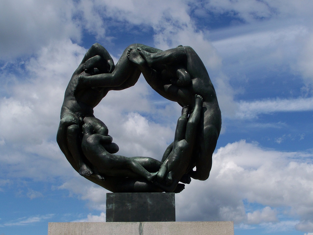 oslo norway vigeland park free photo