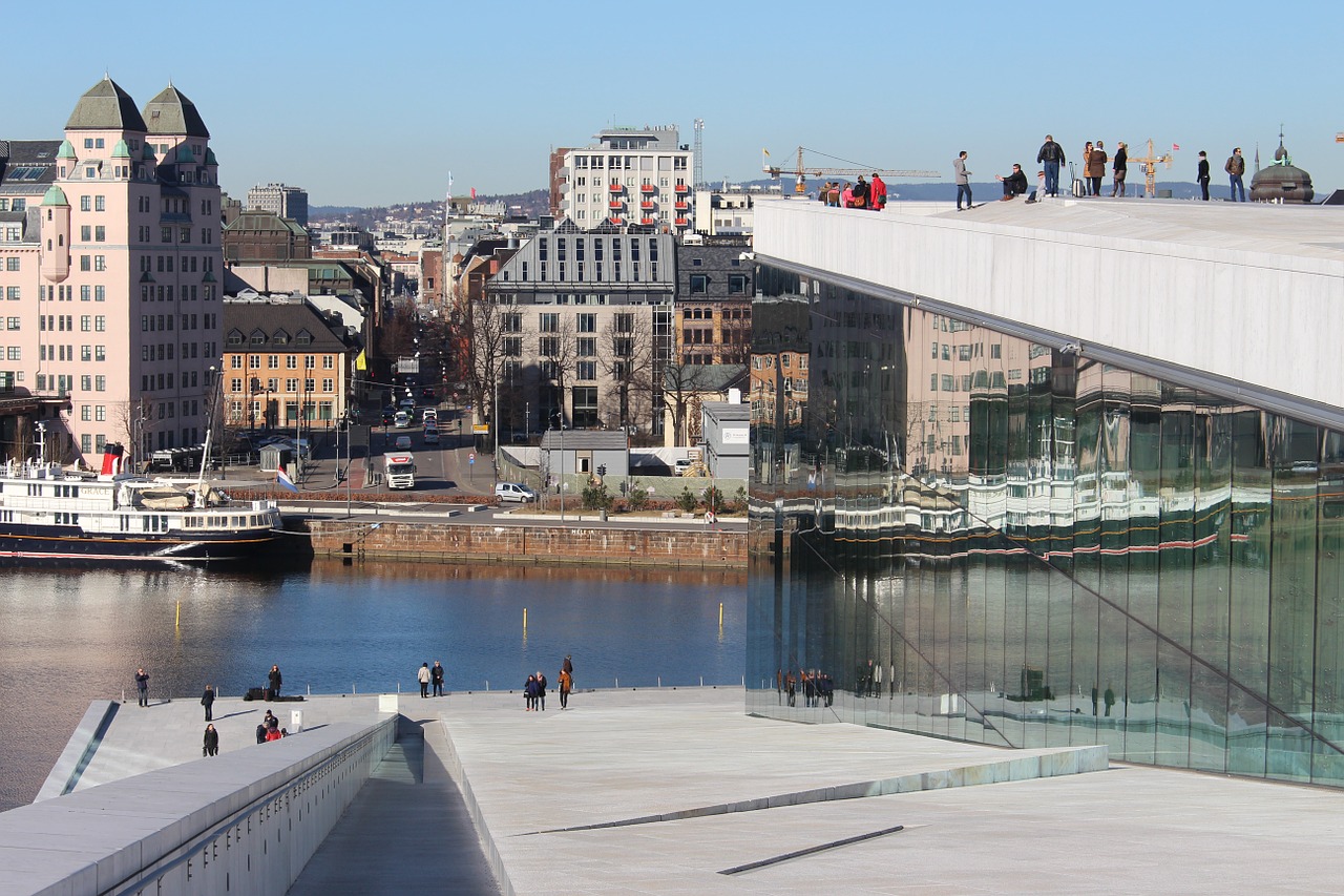 oslo opera white free photo