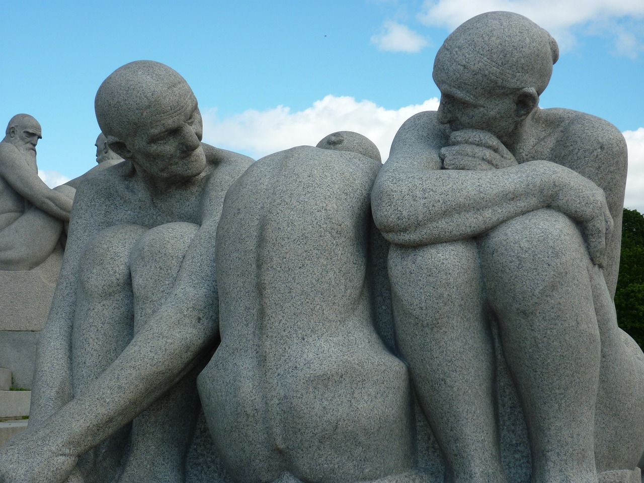 oslo vigeland sculpture free photo