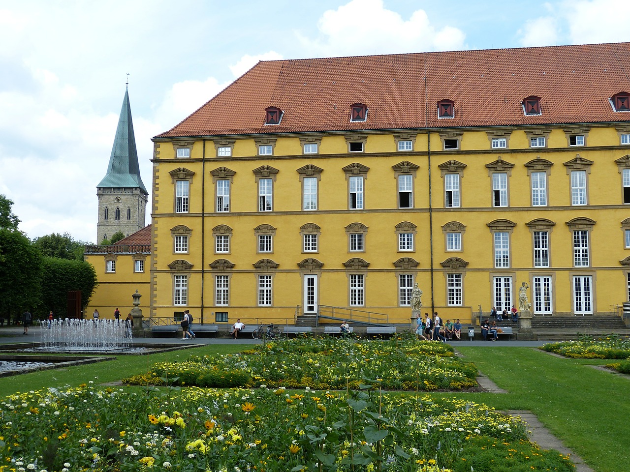 osnabrück old town castle free photo