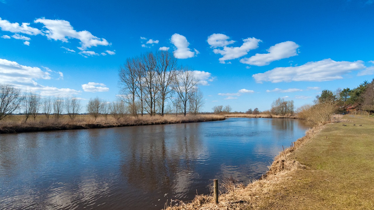 oste river lower saxony free photo