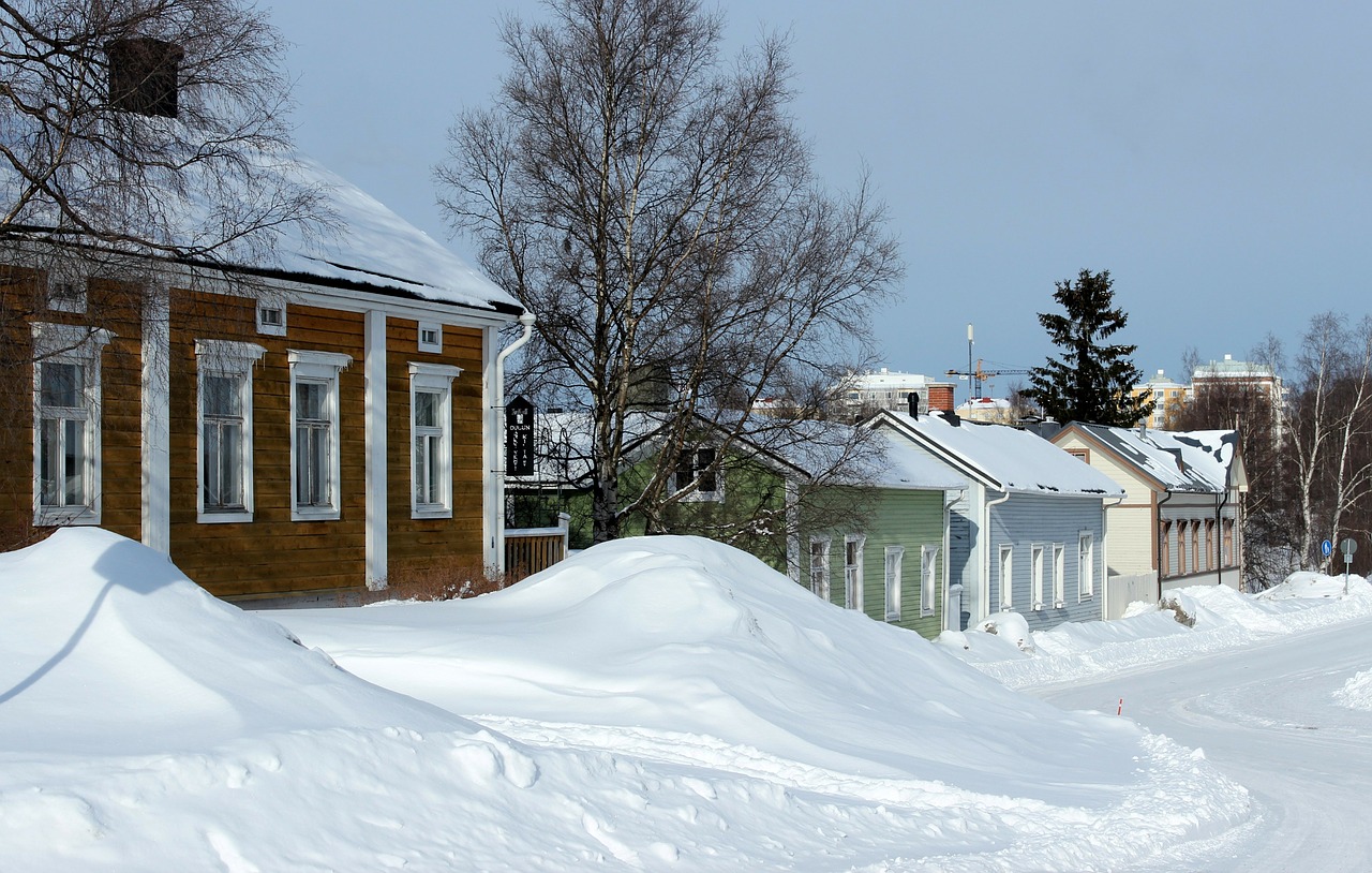 oulu finland winter free photo