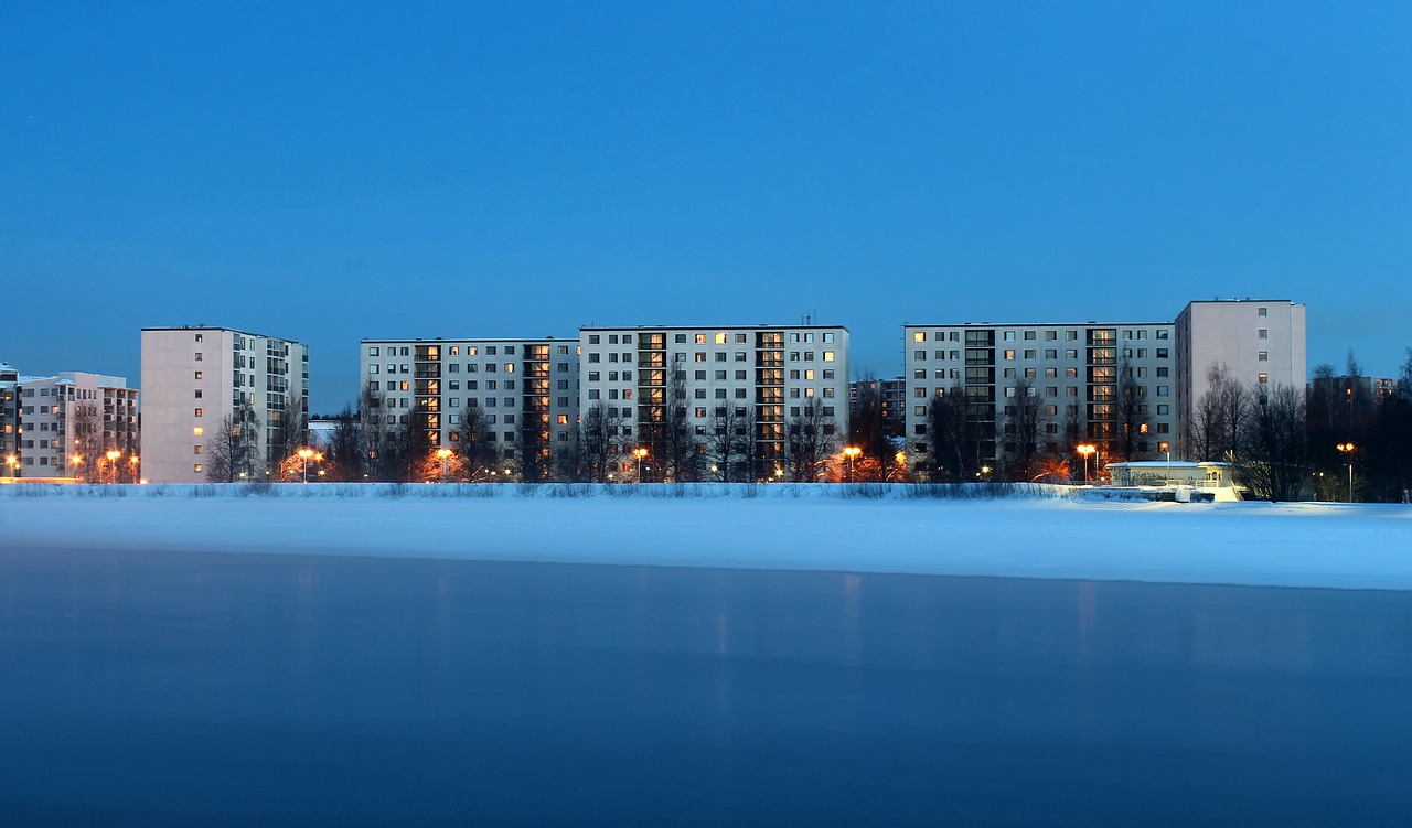 oulu finland skyline free photo