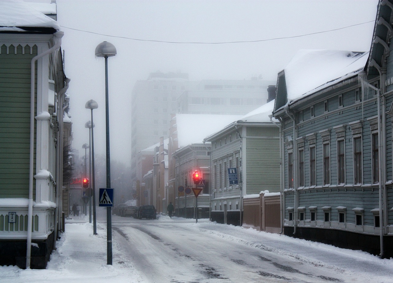 oulu finland winter free photo