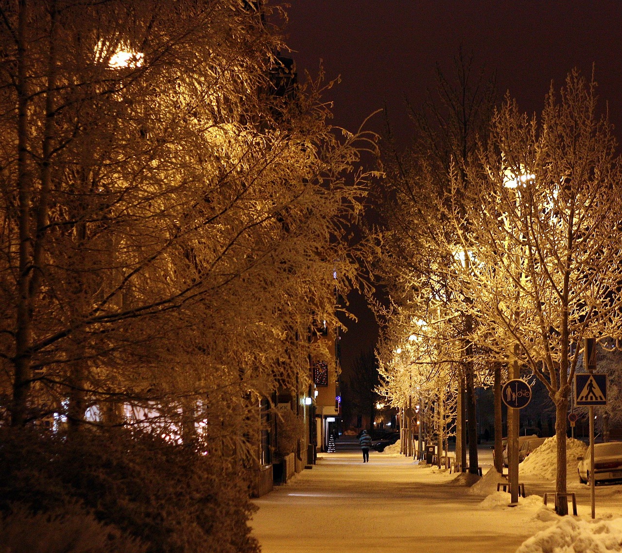 oulu finland night free photo