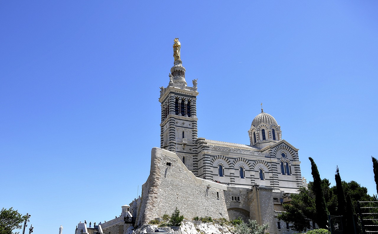 our  lady of the guard  marseille free photo