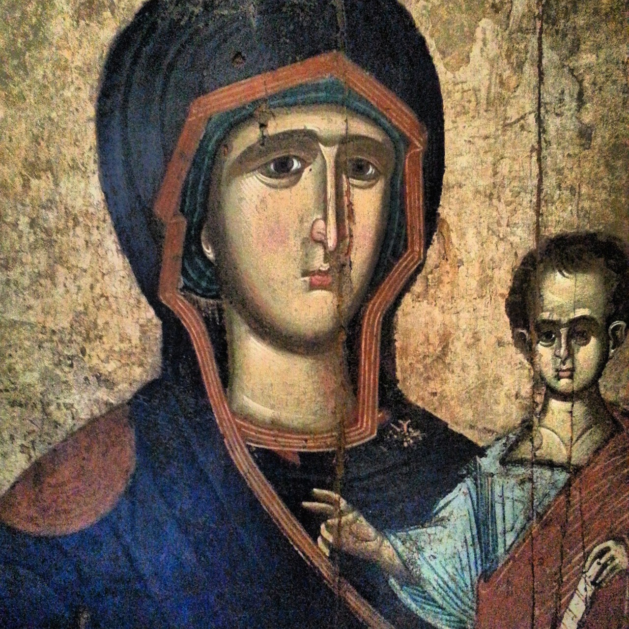 our lady icon greece free photo