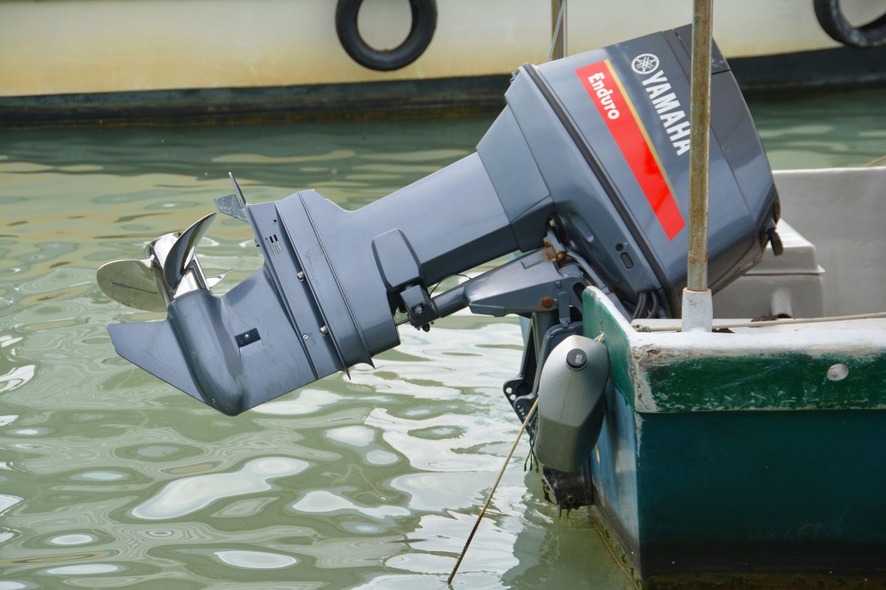 outboard boat motor free photo