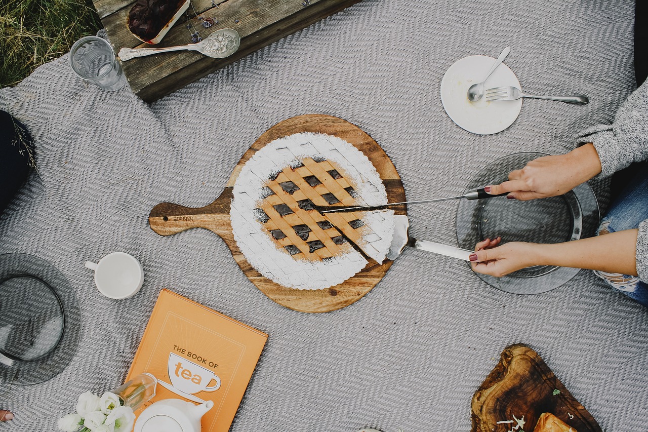 outdoor camping plate free photo