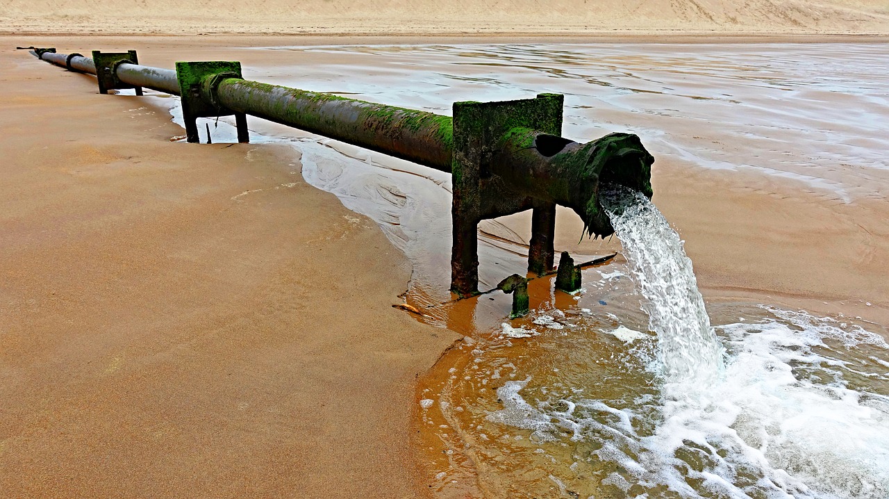 outfall  pipe  waste free photo