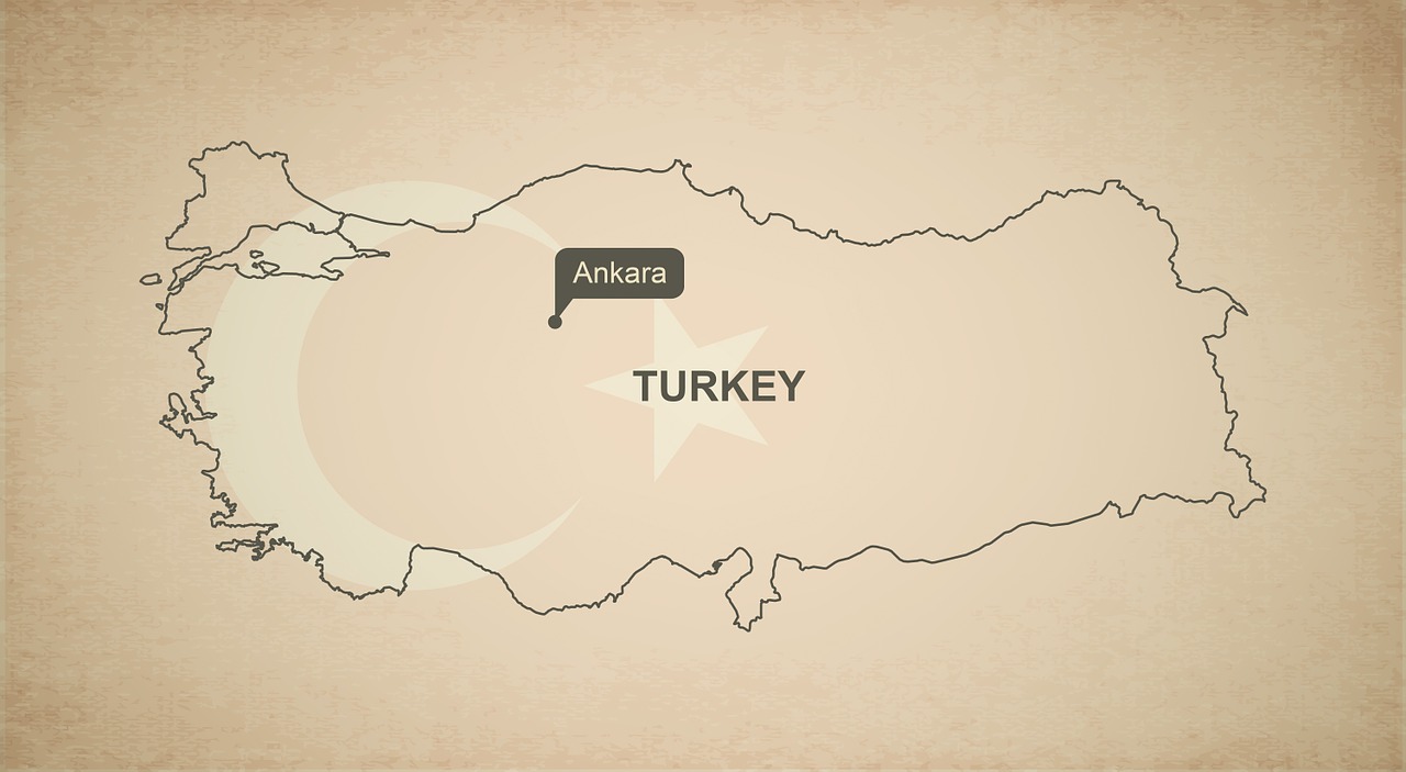 outline map turkey free photo