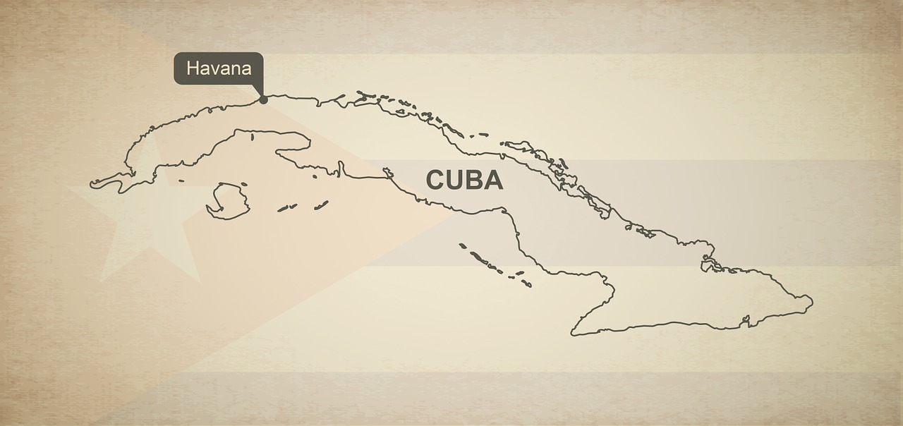 outline map cuba free photo
