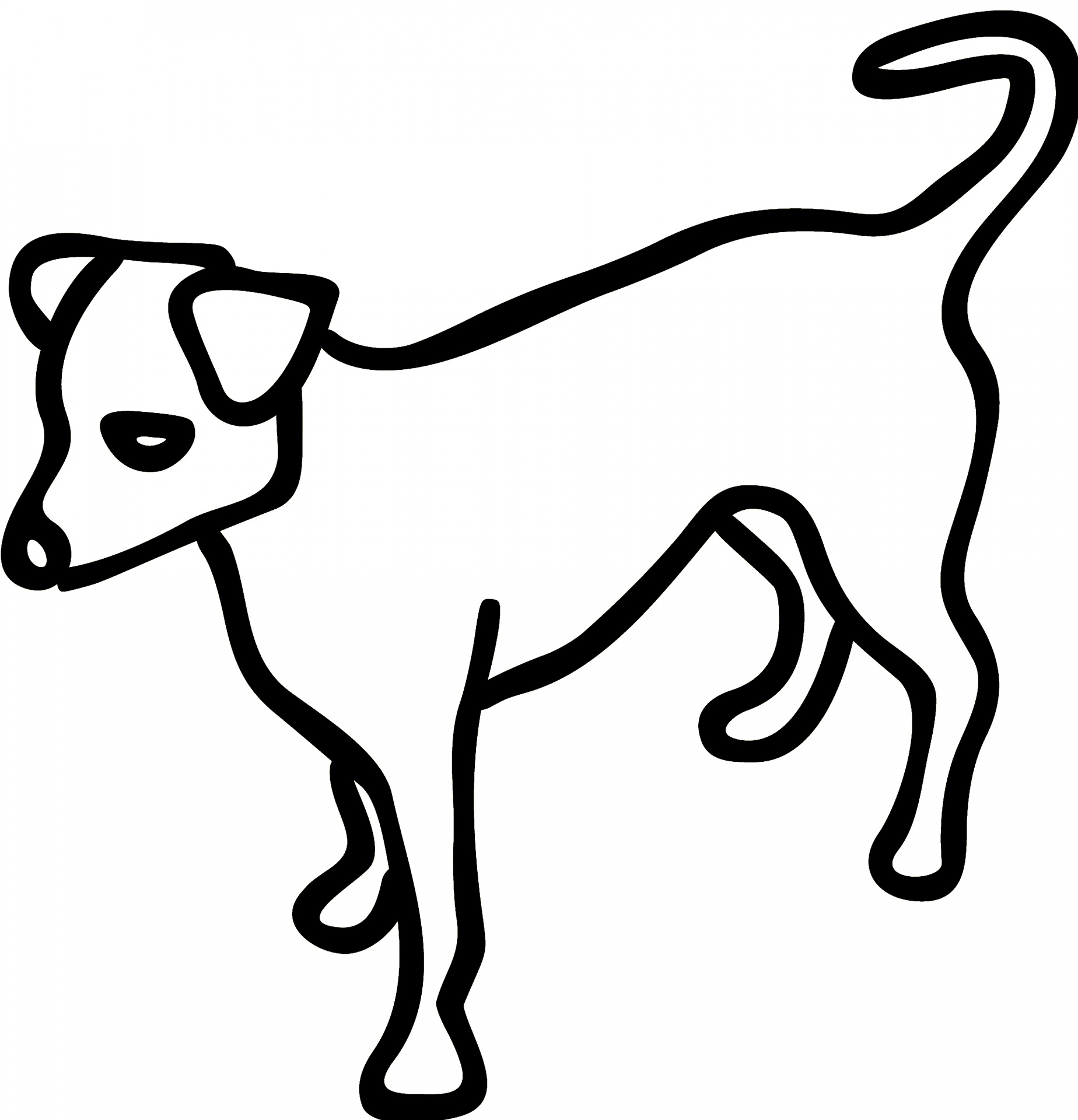 drawing puppy dog free photo