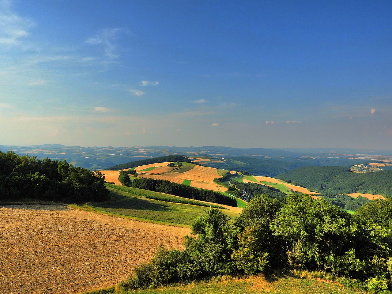 outlook landscape distant view free photo