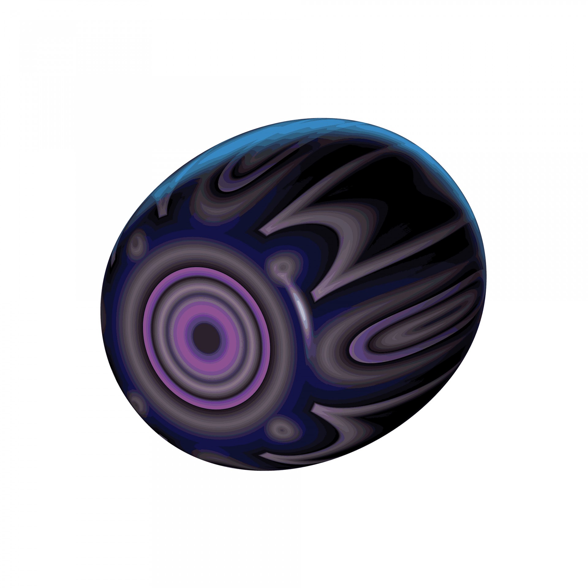 oval round 3d free photo