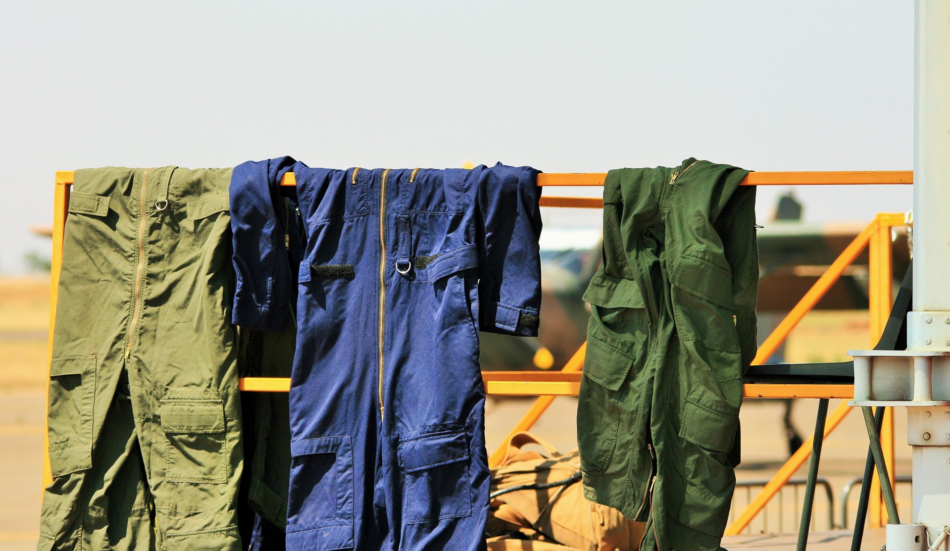 overalls coveralls flying free photo