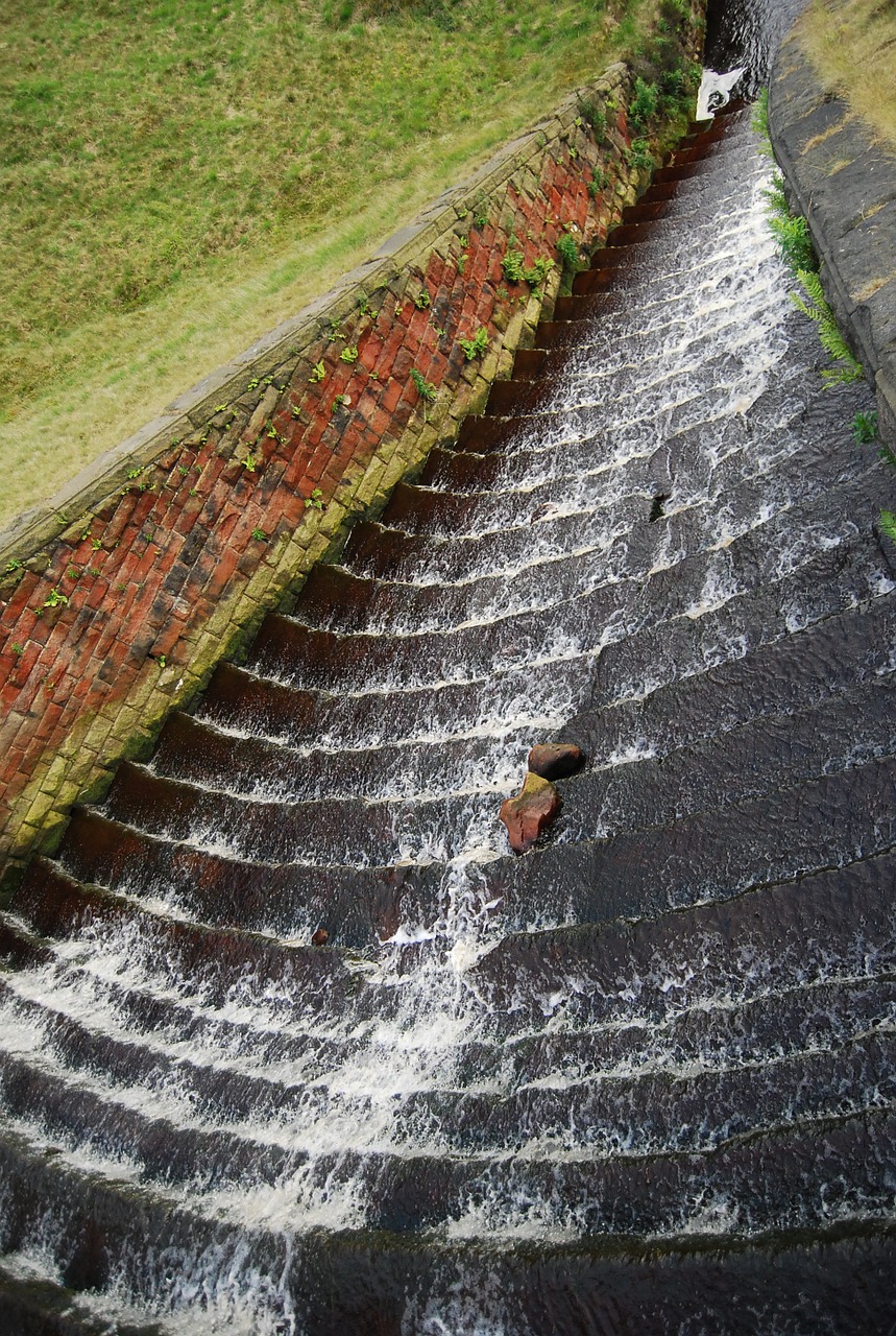 overflow steps water free photo