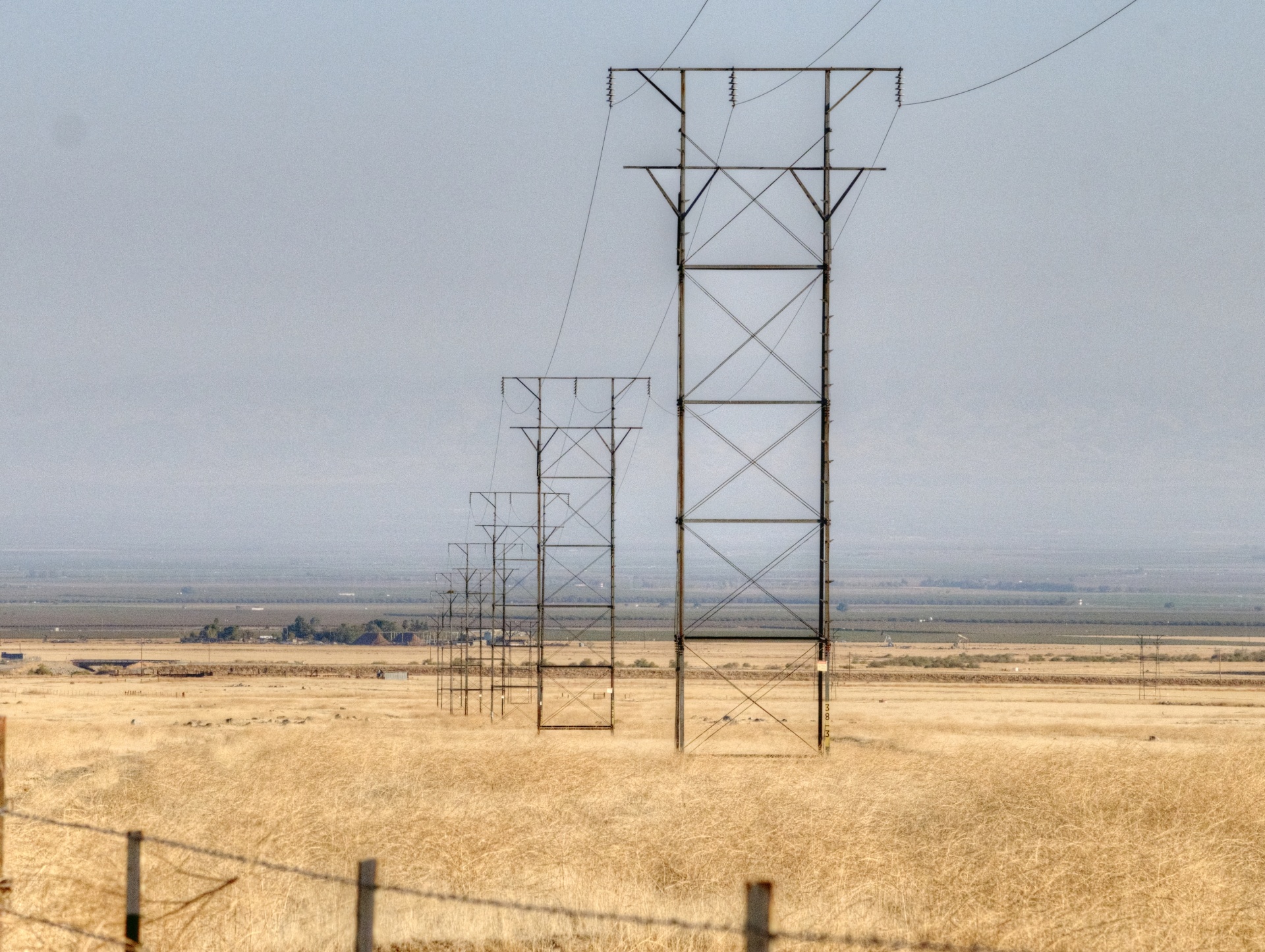 overhead power line structure electric power transmission free photo