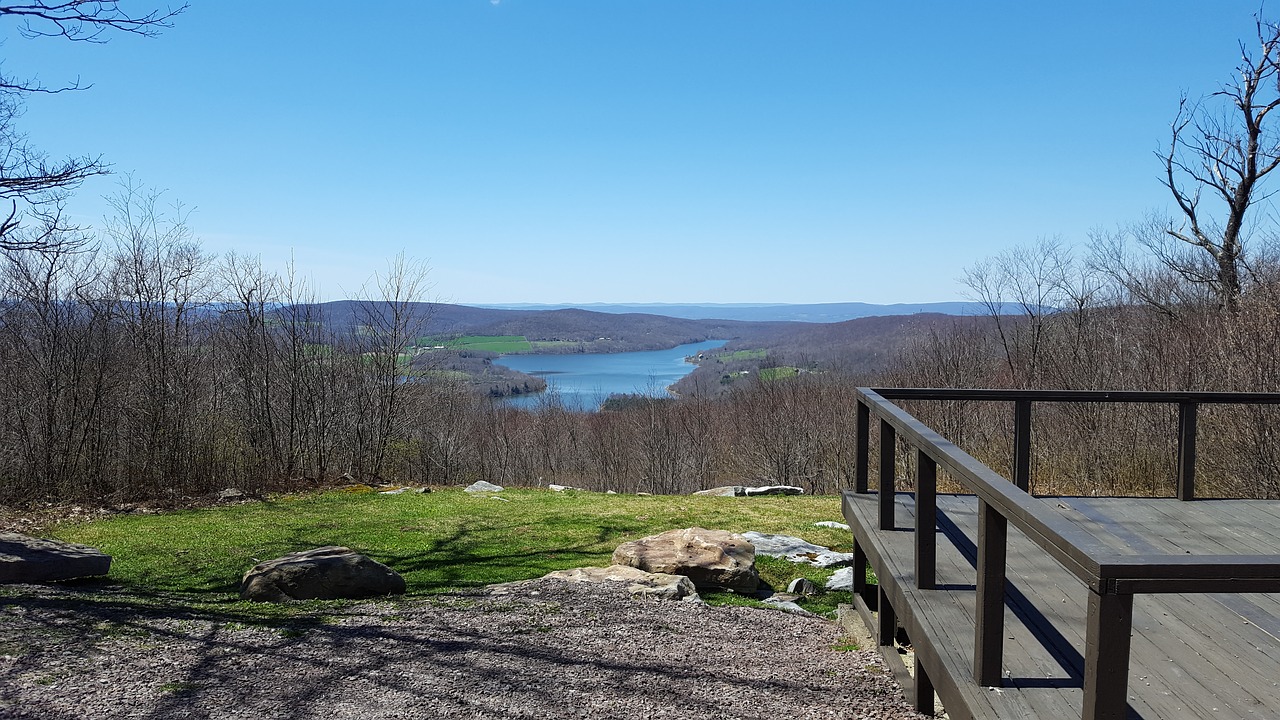 overlook mountain top summit free photo