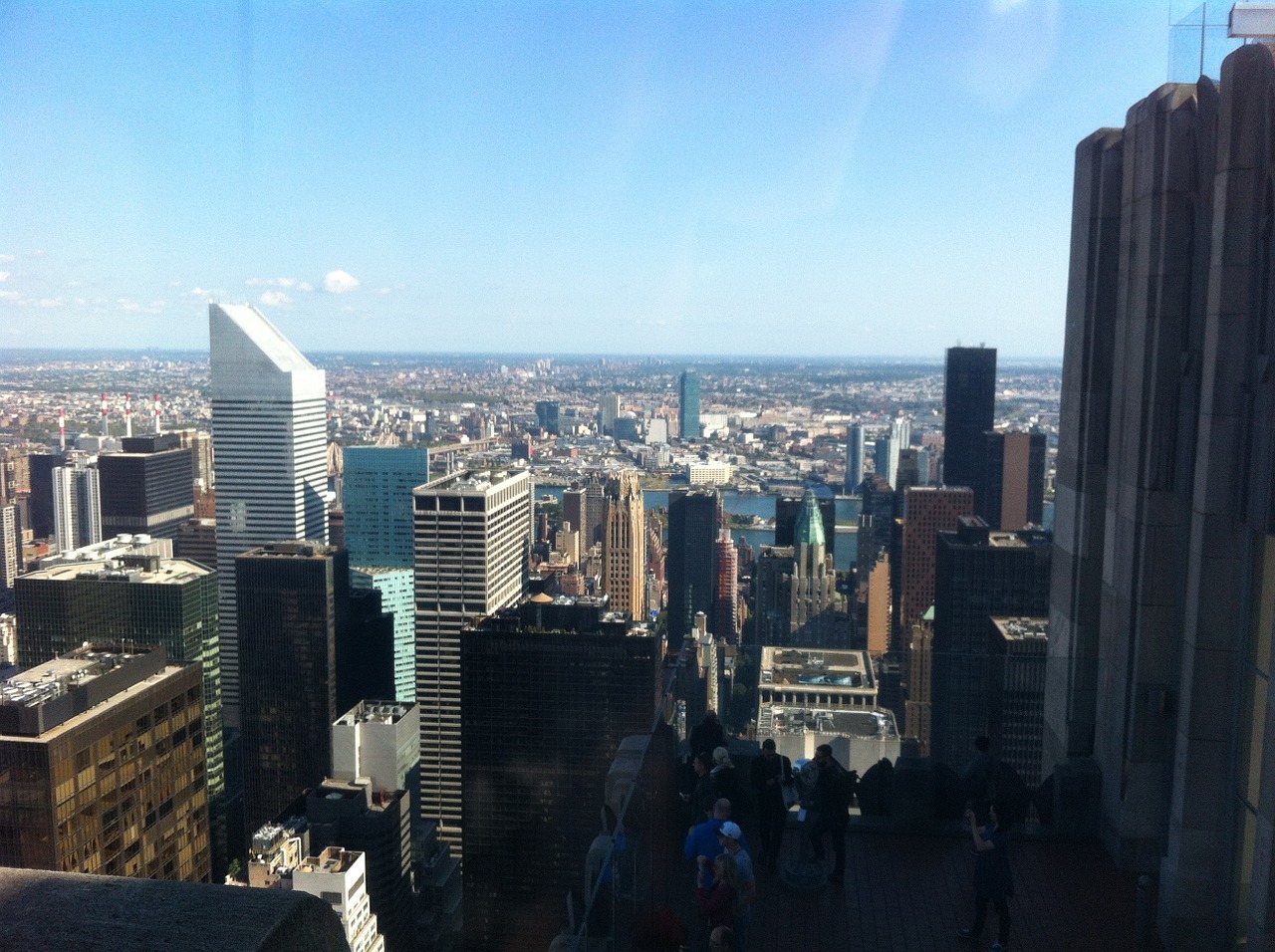 overlooking the city new york panorama new york free photo