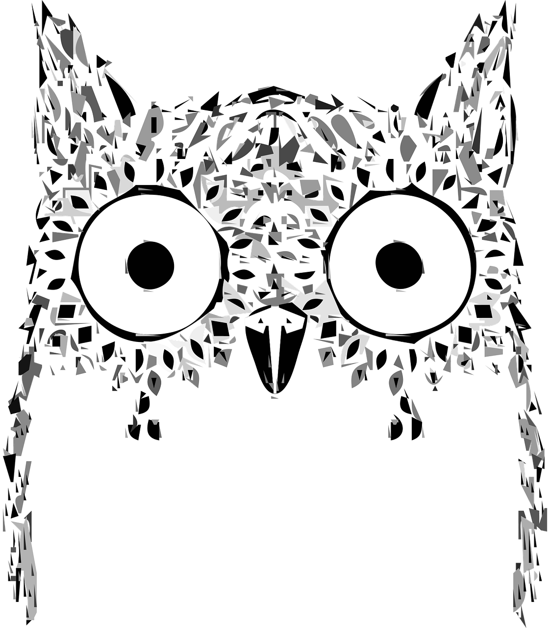 owl animal abstract free photo