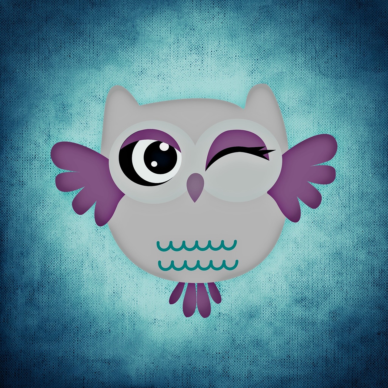 owl colorful funny free photo