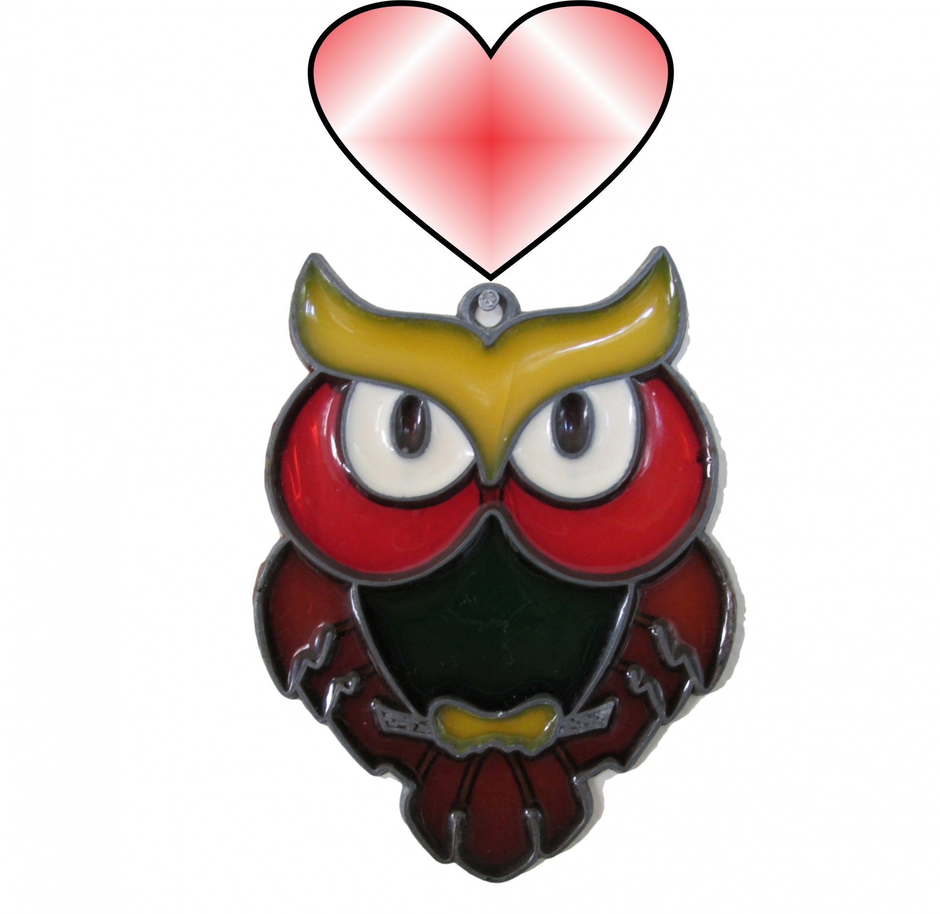 pendant owl heart free photo