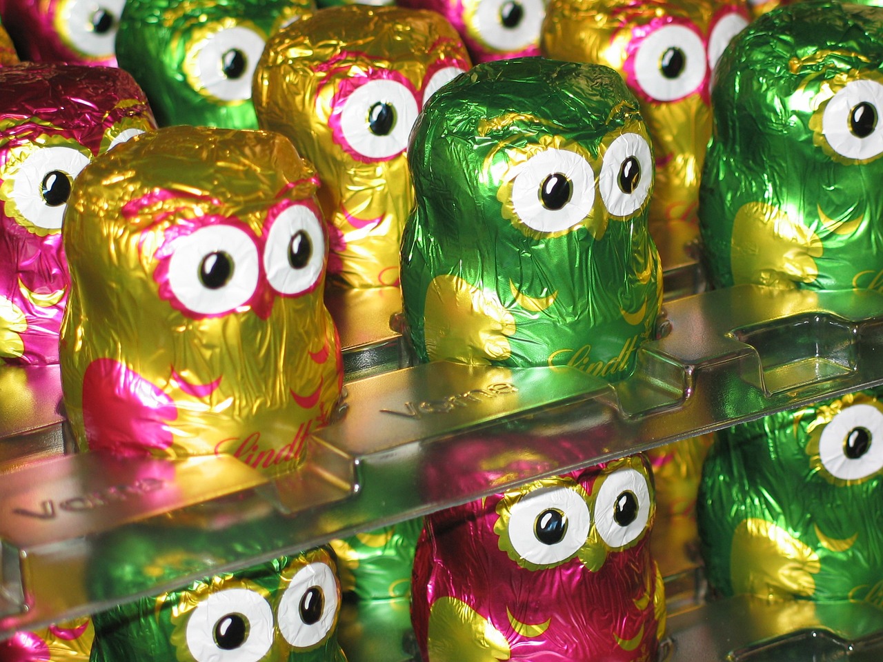 owls chocolate lindt free photo