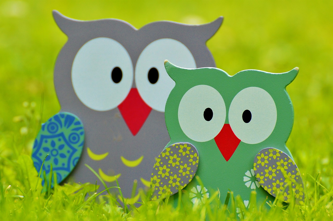 owls wood decoration free photo