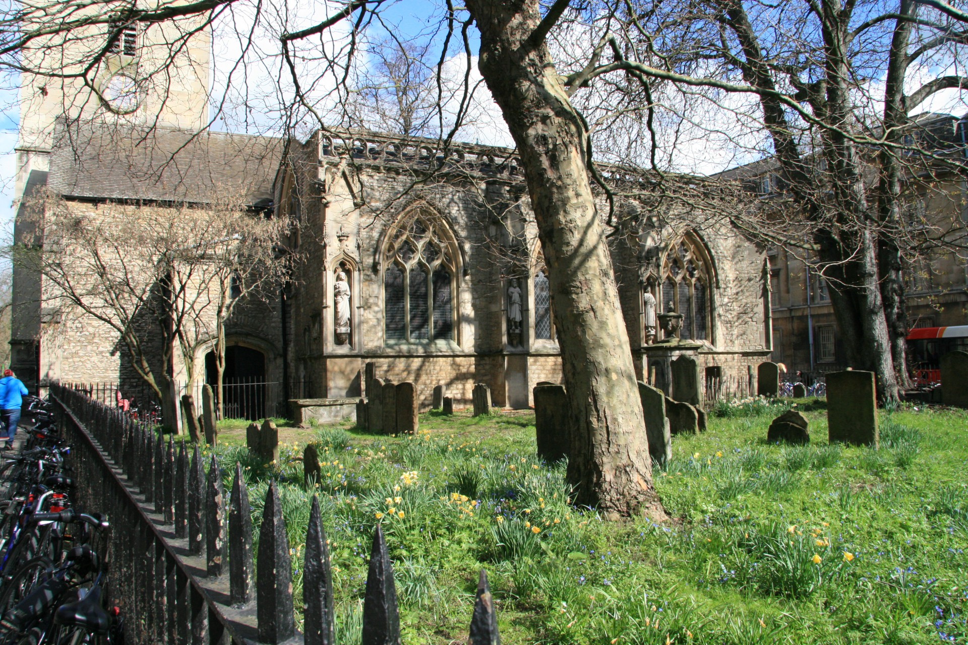 Оксфорд кладбище и костёл