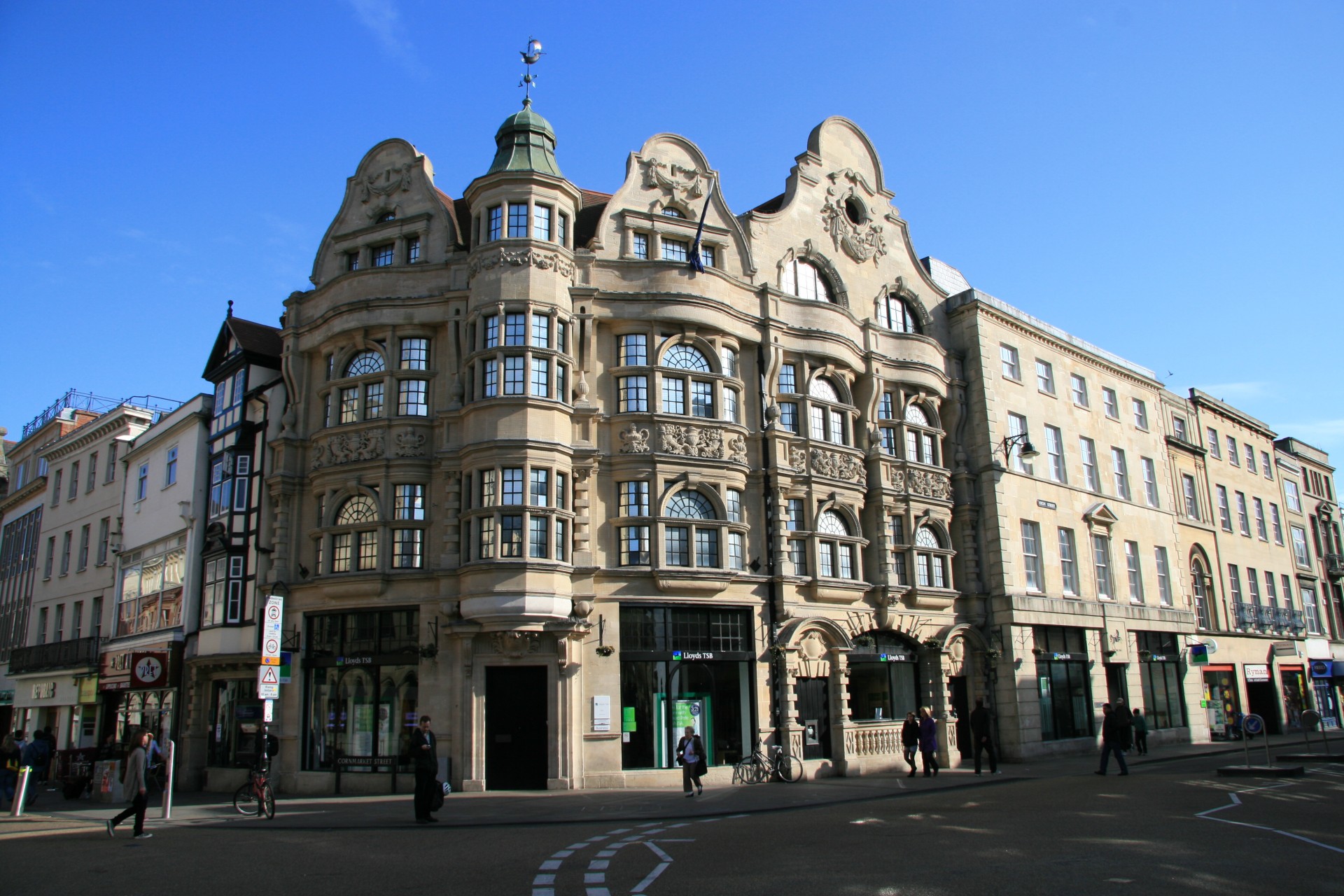 oxford stores street free photo