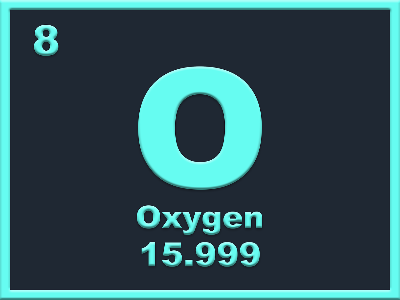 oxygen  element  periodic table free photo