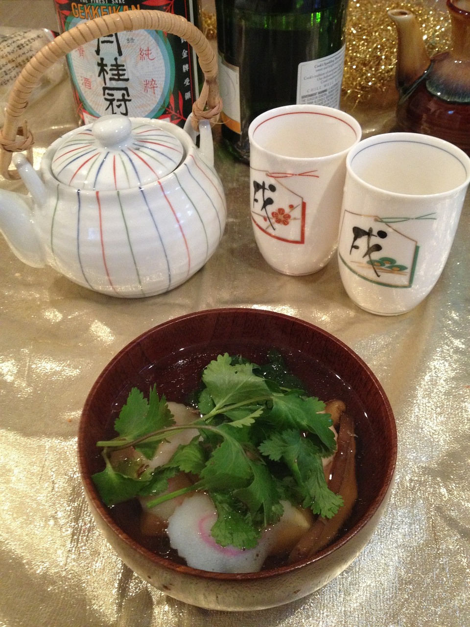 ozoni japanese soup traditional free photo