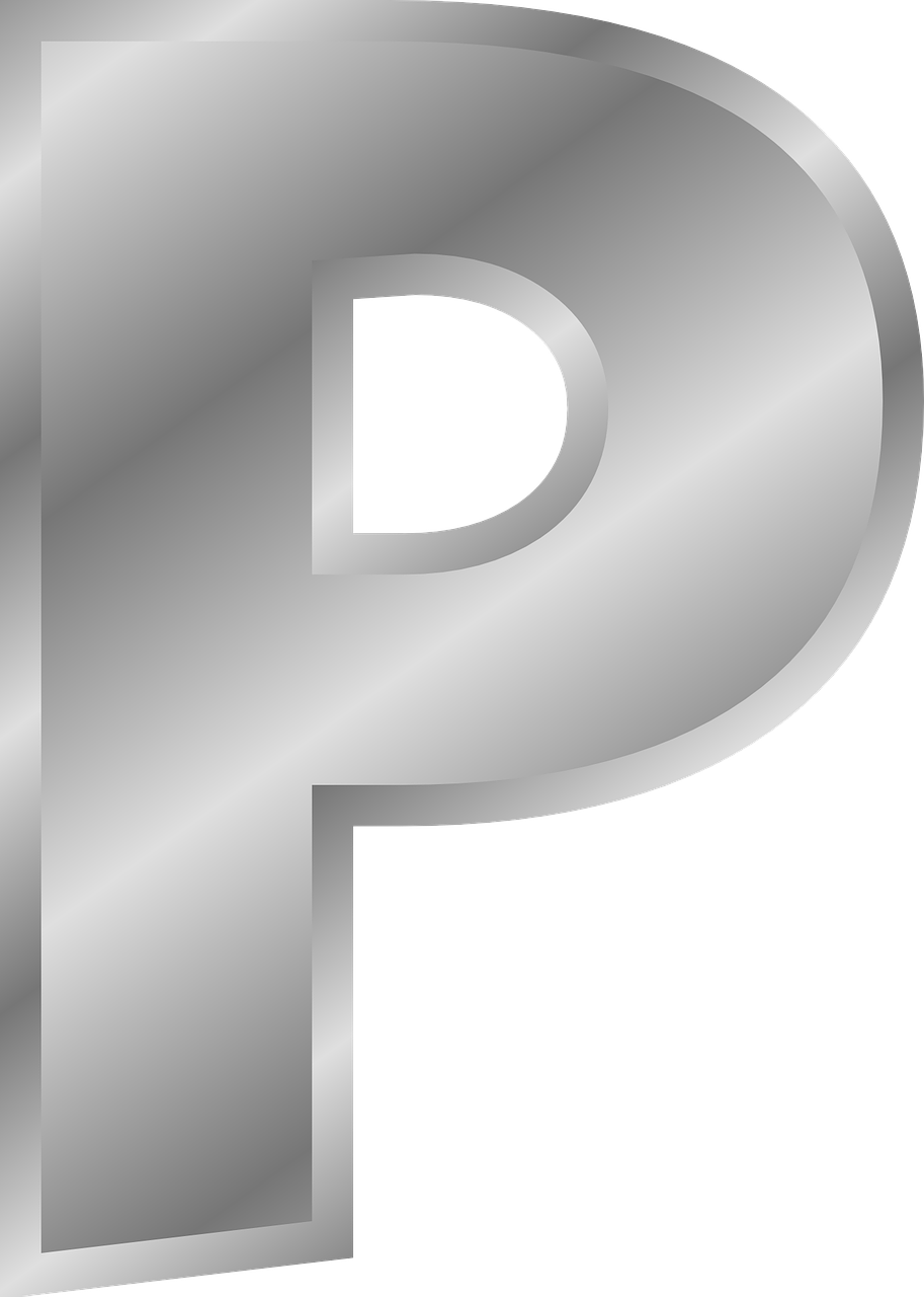 p letter alphabet free photo