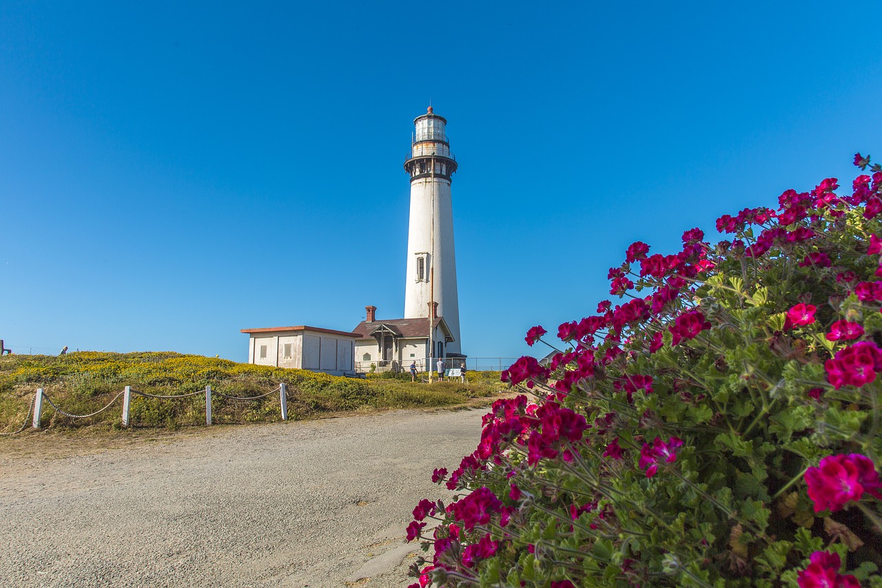 pacific  lighthouse  pigeon point free photo