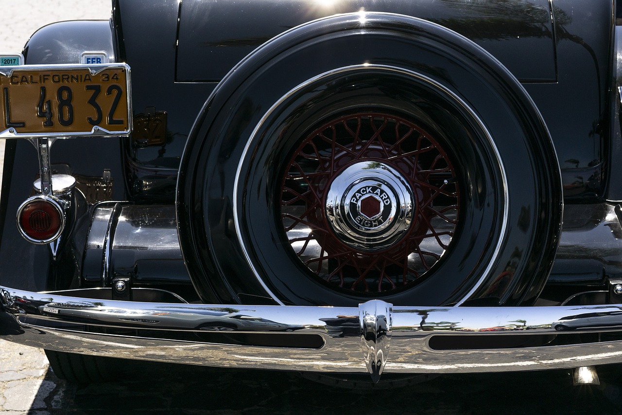 packard 8  convertible  1930th free photo